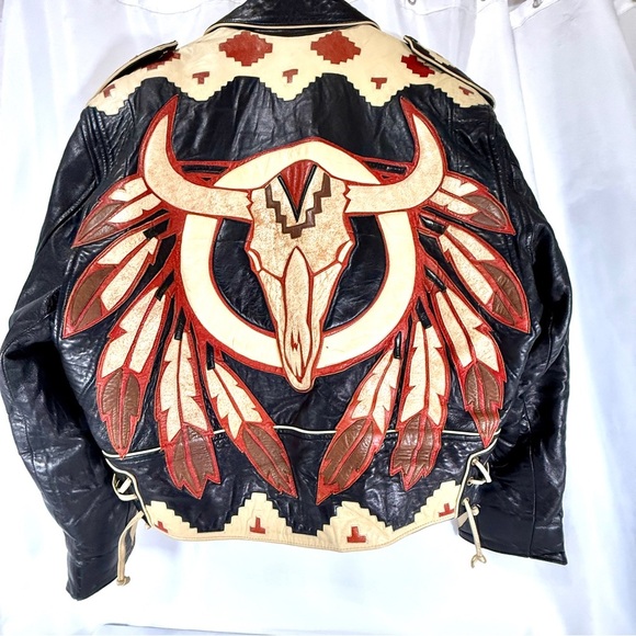 Volcano, Vintage, Leather Biker Jacket - Picture 1 of 13